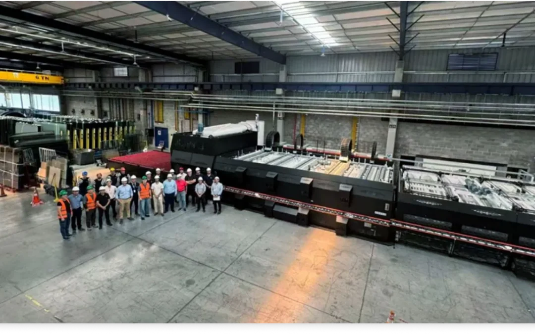 KALCIYAN instala un horno de templado NORTH GLASS FULL CONVENTION.